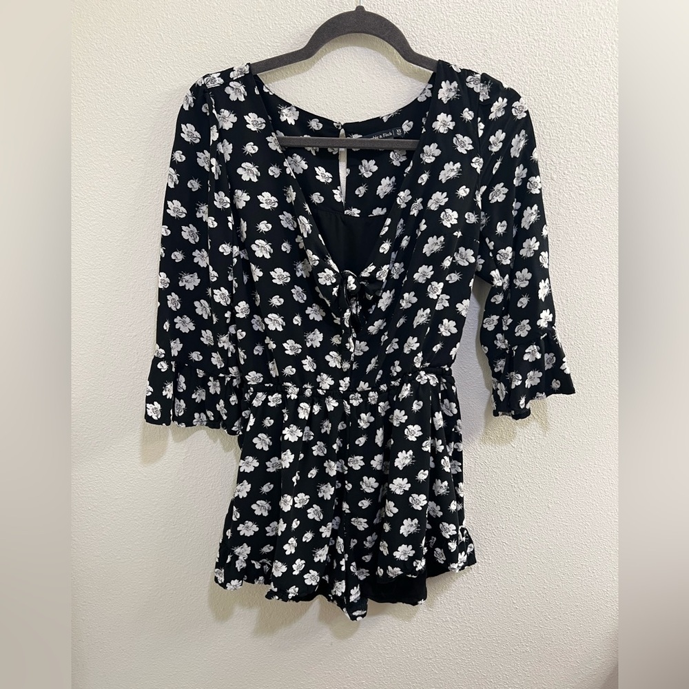 Abercrombie and Fitch Floral Print Romper